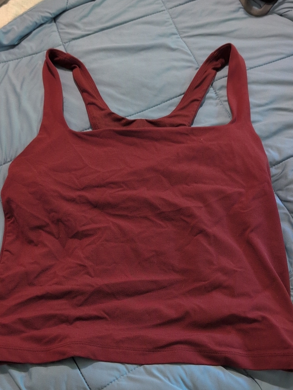 all in motion Wine Red Racerback Tank Top
